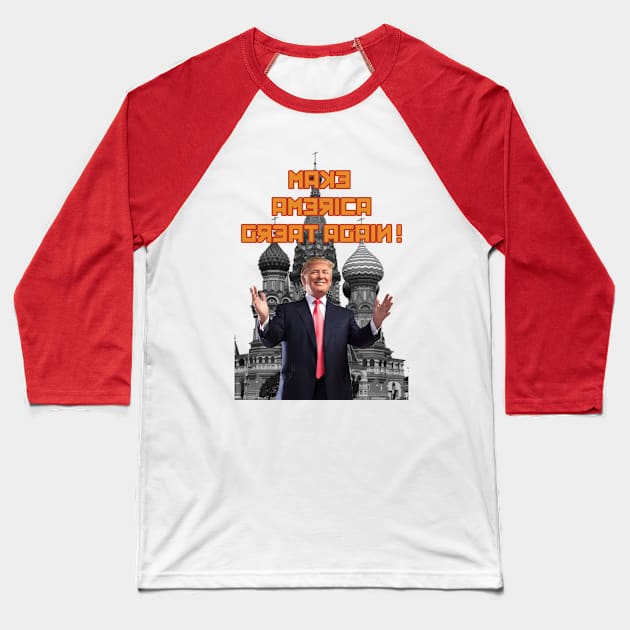 MAGA Baseball T-Shirt by wordyenough